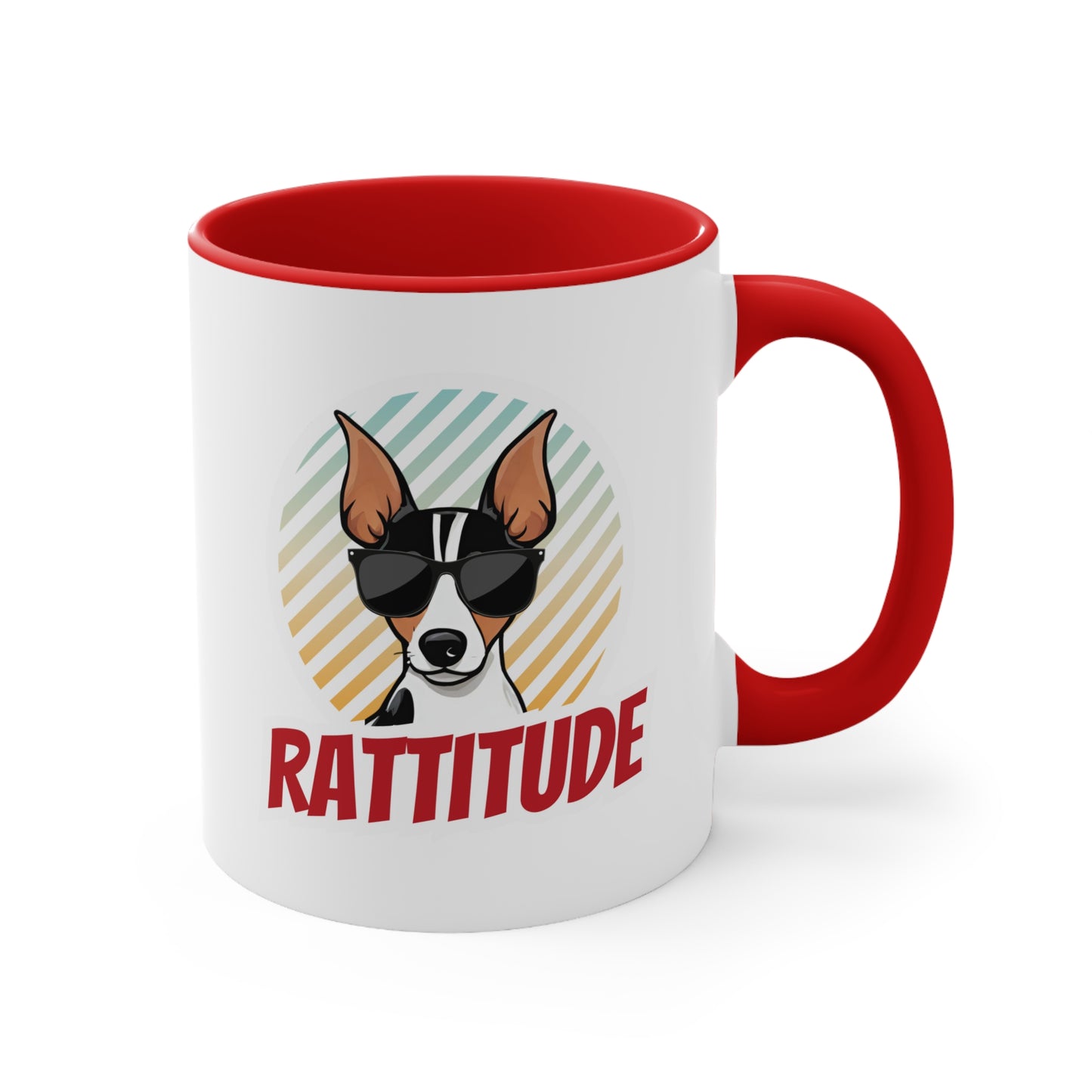 'Rattitude' Accent Coffee Mug, 11oz