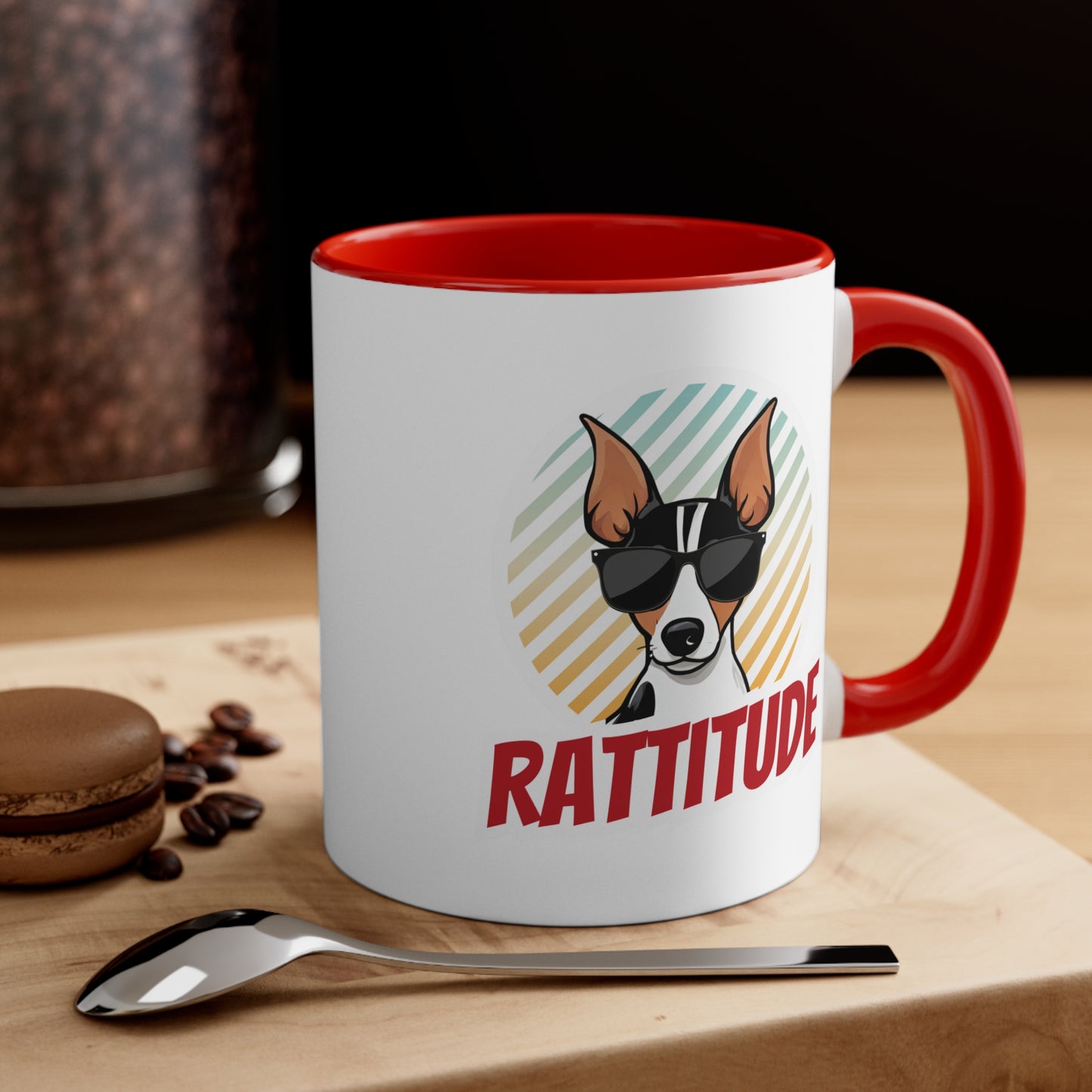 'Rattitude' Accent Coffee Mug, 11oz