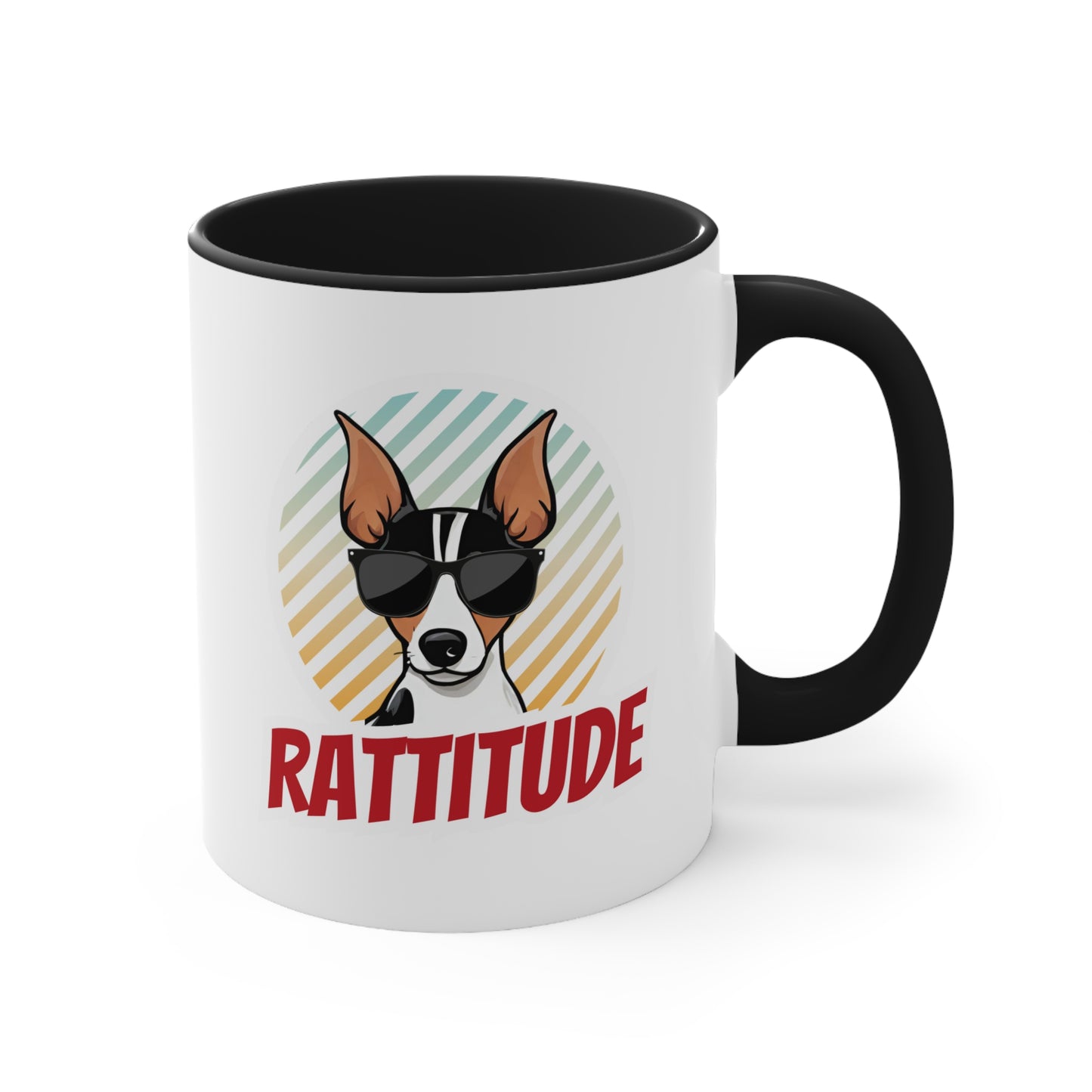 'Rattitude' Accent Coffee Mug, 11oz