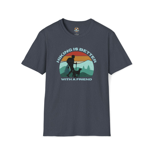'Hiking is Better with a Friend' Unisex Softstyle T-Shirt