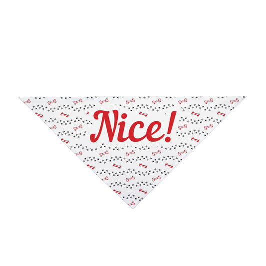 'Nice!' Pet Bandana